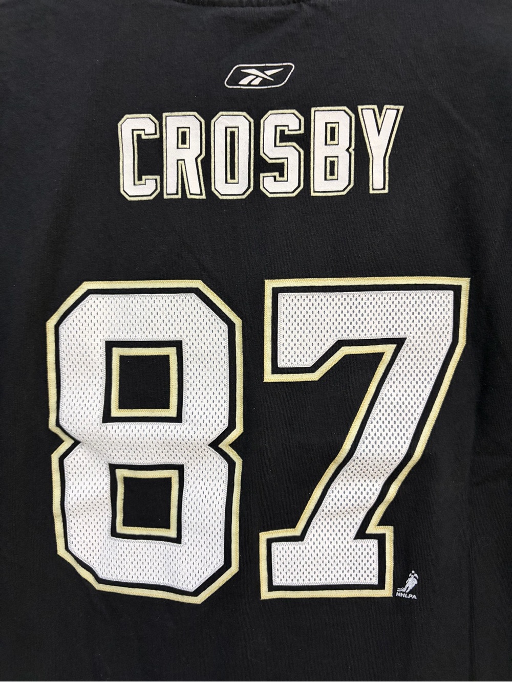 Reebok Sidney Crosby #87 Pittsburgh Penguins NHL Black Graphic T-Shirt